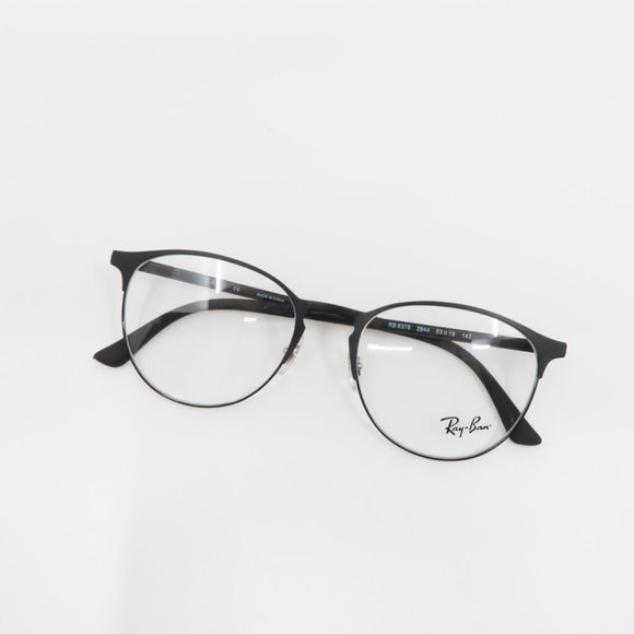 RAY-BAN RB 6375 2944 Unisex Men's Round Black - Picture 5 of 6